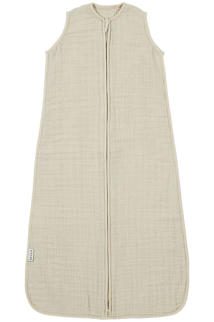 Baby zomerslaapzak pre - washed hydrofiel Uni - soft sand - 0.5 TOG - Babywinkel - 4054703106275