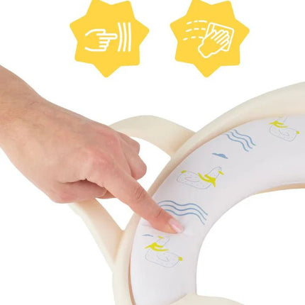 Babymoov Comfort Toiletverkleiner Met Handgrepen Meeuw koop je bij Babywinkel
