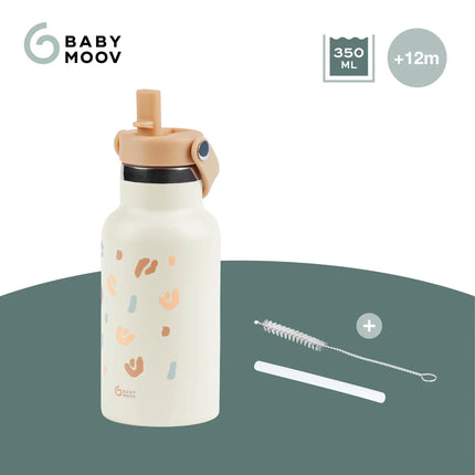 Babymoov Little Explorer Geïsoleerde RVS Drinkfles Ivory koop je bij Babywinkel