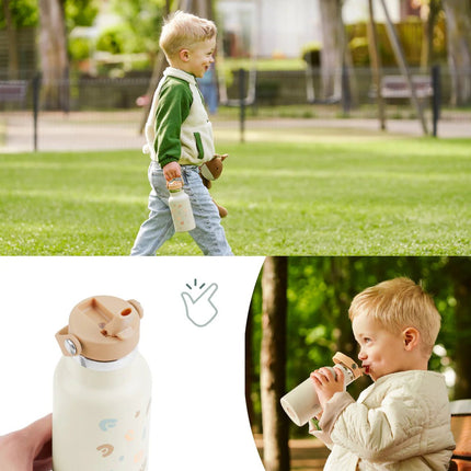 Babymoov Little Explorer Geïsoleerde RVS Drinkfles Ivory koop je bij Babywinkel