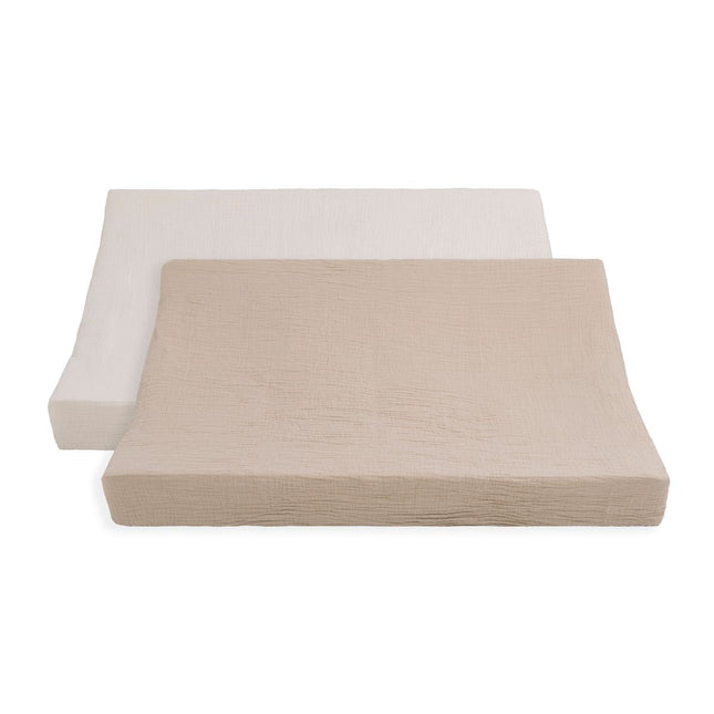 Baby's Only Aankleedkussenhoes Tender Beige/Linen 45X70Cm 2 - Pack - Babywinkel - 8721052101911