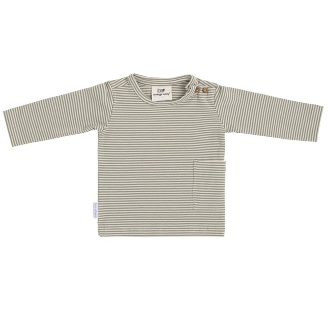 Baby's Only Baby Shirt Stripe Urban Green - Baby's Only - Babywinkel - 8720791356798