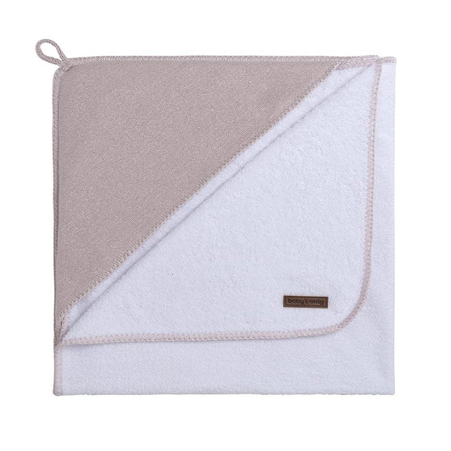 Baby's Only Badcape Baby Sparkle Zilverroze 75x85cm koop je bij Babywinkel