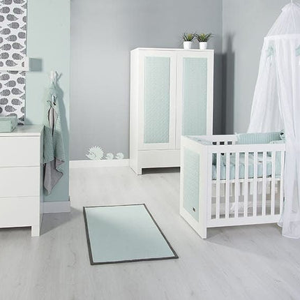 Baby's Only Bedomrander Cable Baby Blauw koop je bij Babywinkel