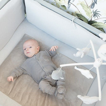 Baby's Only Boxkleed Classic Zilver/Grijs 75x95cm - Baby's Only - Babywinkel - 8719075020524