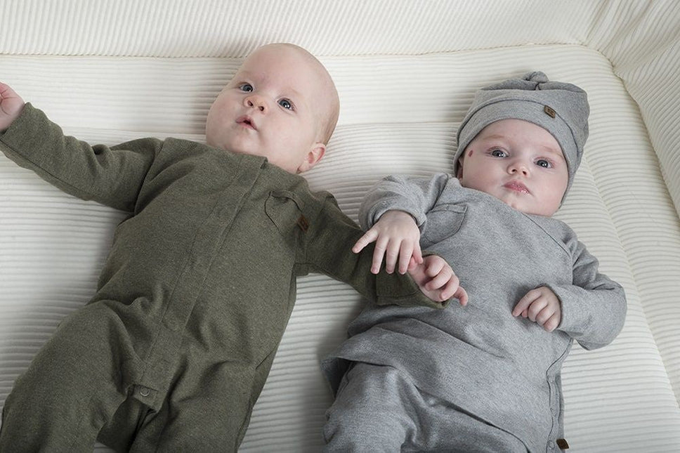 Baby's Only Boxpakje Met Voetjes Melange Khaki - Baby's Only - Babywinkel - 8720088332009