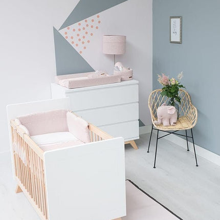 Baby's Only Dekbedovertrek Sparkle Melee Zilverroze 100x135 cm - Baby's Only - Babywinkel - 8719497045549