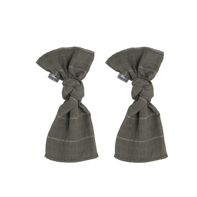 Baby's Only Inbakerdoek Sparkling Khaki 65x65cm 2st - Baby's Only - Babywinkel - 8720088334638