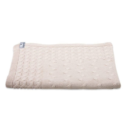Baby's Only Ledikantdeken Cable Beige - Baby's Only - Babywinkel - 8718481183823
