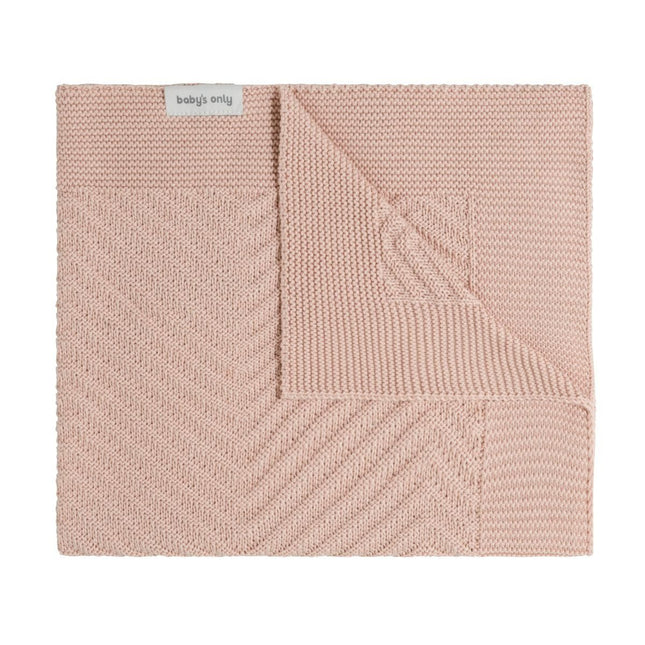 Baby's Only Ledikantdeken Grace Blush 100x135cm koop je bij Babywinkel