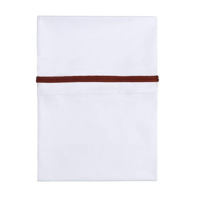 Baby's Only Ledikantlaken Gebreide Bies Brique/Wit - Baby's Only - Babywinkel - 8720088337097