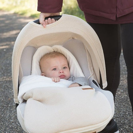 Baby's Only Maxi Cosi Zonnekap Classic 0+ Wol Wit - Baby's Only - Babywinkel - 8719075022207