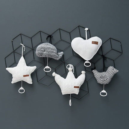 Baby's Only Muziekhanger Baby Ster Cable Antraciet - Baby's Only - Babywinkel - 8718481182222