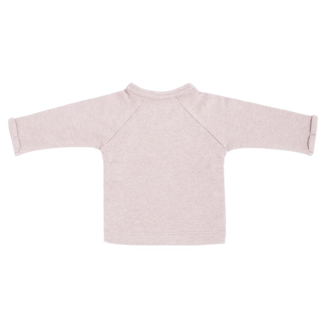 Baby's Only Overslag Shirt Baby Melange Classic Roze Prematuur koop je bij Babywinkel