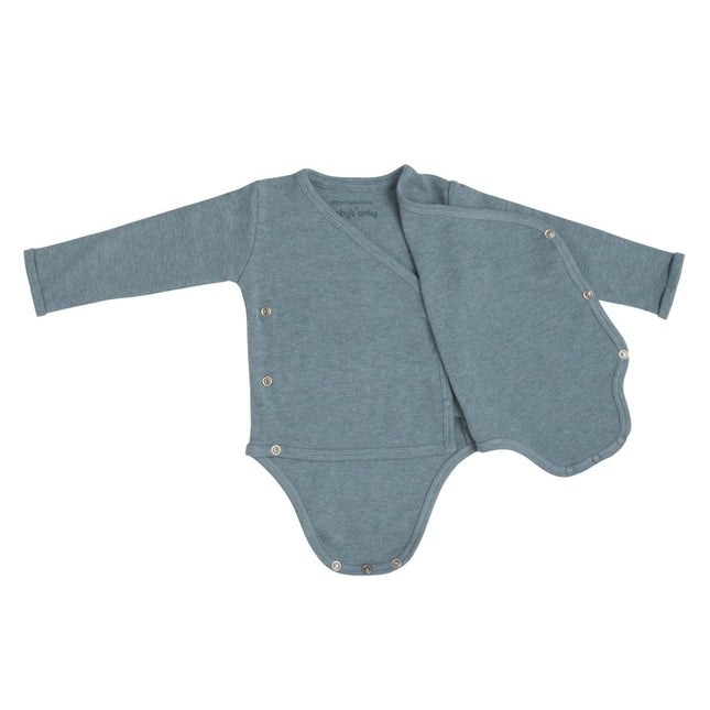 Baby's Only Romper Lange Mouw Melange Stonegreen - Baby's Only - Babywinkel - 8720512362398
