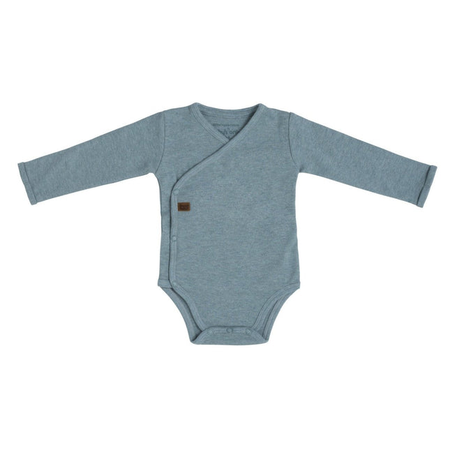 Baby's Only Romper Lange Mouw Melange Stonegreen - Baby's Only - Babywinkel - 8720512362398