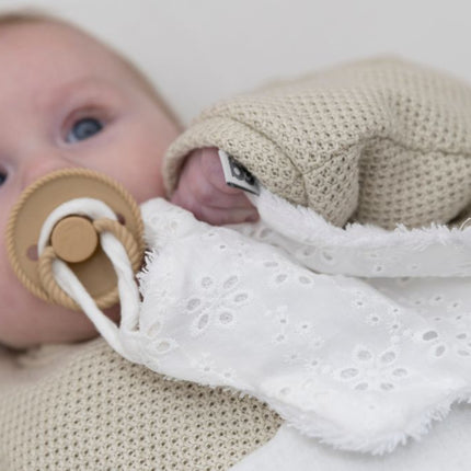 Baby's Only Speendoekje Bloem Calm Wit - Baby's Only - Babywinkel - 8720791359416