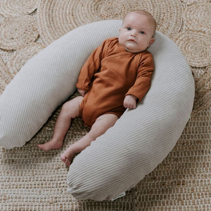 Baby's Only Voedingskussen Hoes Sense Kiezelgrijs koop je bij Babywinkel