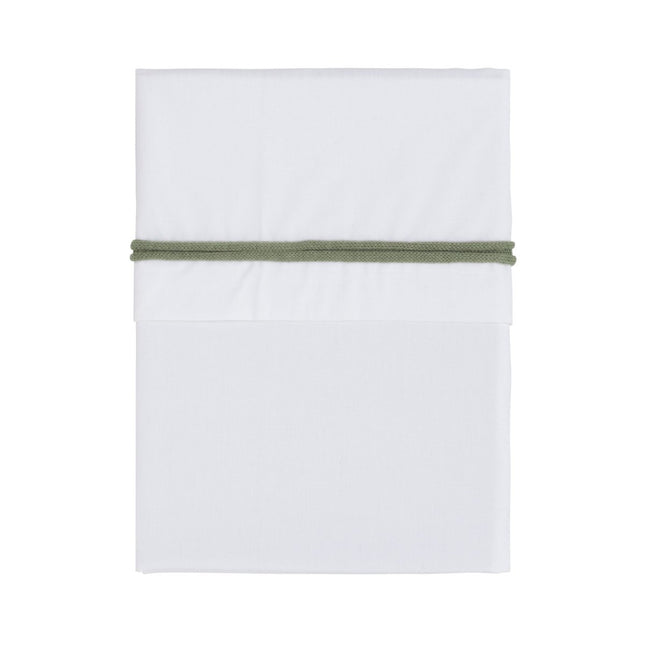 Baby's Only Wieglaken Gebreid Bies Urban Green/Wit koop je bij Babywinkel