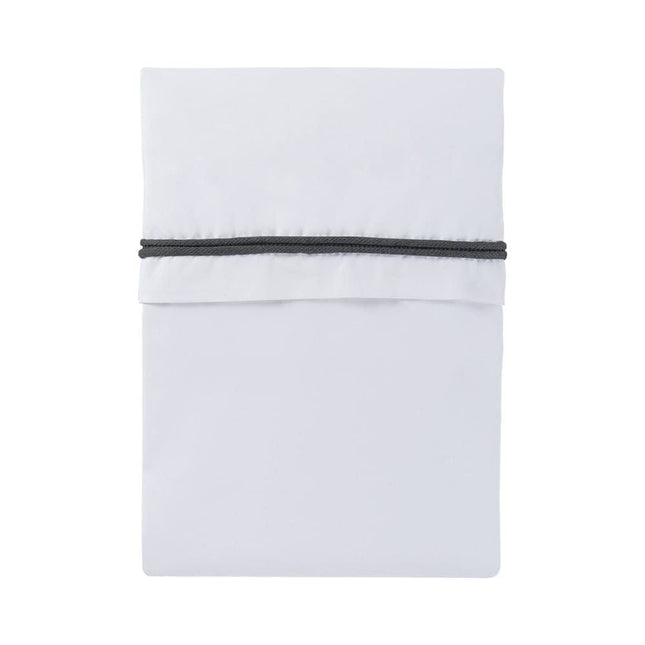 Baby's Only Wieglaken Gebreide Bies Antraciet/Wit - Baby's Only - Babywinkel - 8718481183434