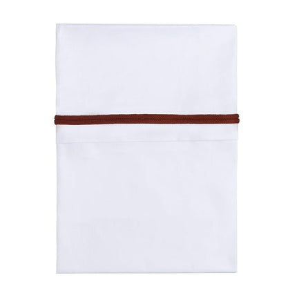 Baby's Only Wieglaken Gebreide Bies Brique/Wit - Baby's Only - Babywinkel - 8720088337066