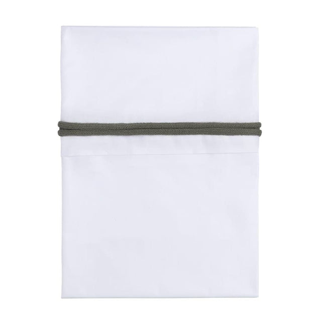 Baby's Only Wieglaken Gebreide Bies Khaki/Wit - Baby's Only - Babywinkel - 8718481183441