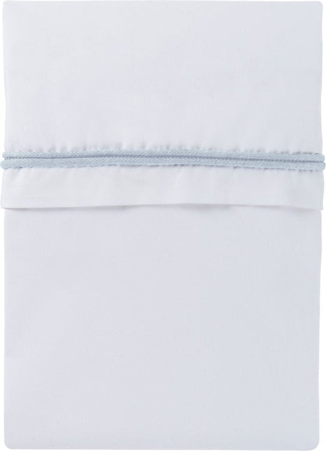 Baby's Only Wieglaken Gebreide Bies Poederblauw/Wit koop je bij Babywinkel