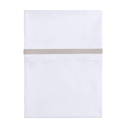 Baby's Only Wieglaken Geweven Bies Kiezelgrijs/Wit - Baby's Only - Babywinkel - 8720088337417
