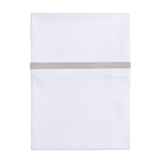 Baby's Only Wieglaken Geweven Bies Kiezelgrijs/Wit - Baby's Only - Babywinkel - 8720088337417