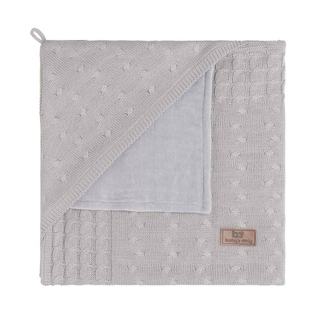 Baby's Only Wikkeldeken Baby Chenille Cable Leem koop je bij Babywinkel