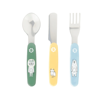 Badabulle Bestekset Inox 3St - Badabulle - Babywinkel - 3661276174177