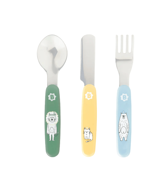 Badabulle Bestekset Inox 3St - Badabulle - Babywinkel - 3661276174177
