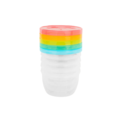 Badabulle Opbergbakjes Badabowl Fun Colors 250ml 5St - Badabulle - Babywinkel - 3661276164628