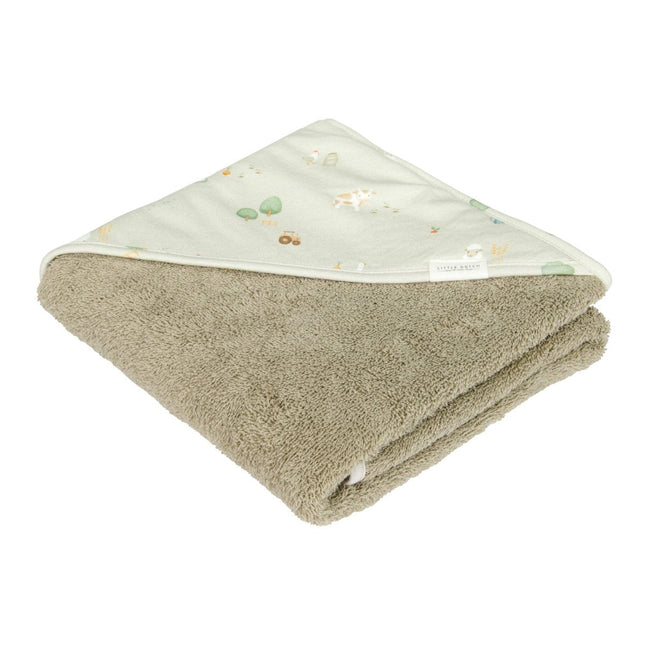 Little Dutch Badcape Baby Little Farm 100Cm koop je bij Babywinkel