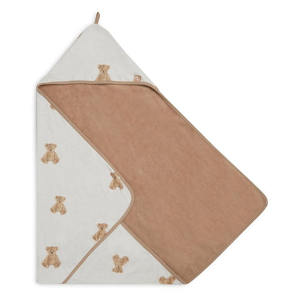 Badcape 75x75cm - Teddy Bear - GOTS - Babywinkel - 8717329370074