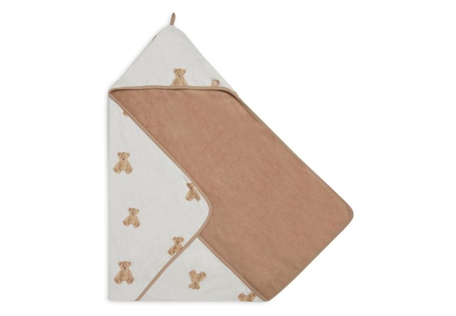 Badcape 75x75cm - Teddy Bear - GOTS - Babywinkel - 8717329370074