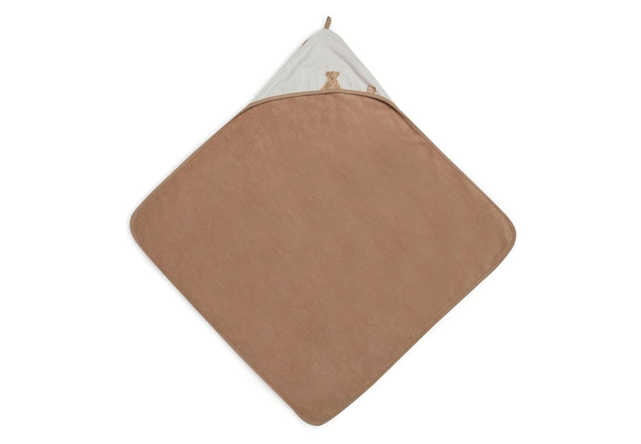 Badcape 75x75cm - Teddy Bear - GOTS - Babywinkel - 8717329370074
