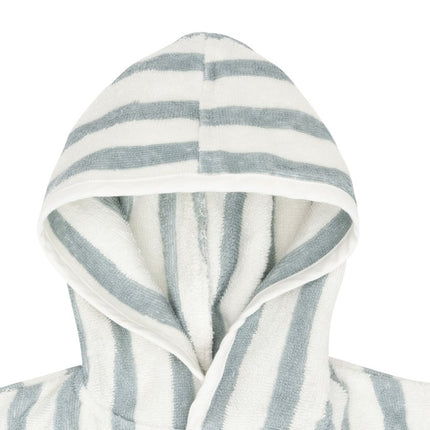Badjas Stripe Terry - Sea Green - GOTS - Babywinkel - 060 - 808 - 68085