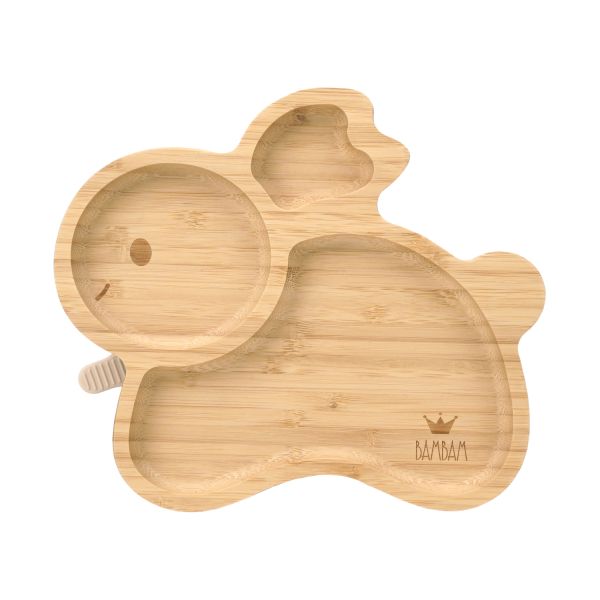 Bamboo Rabbit Plate - Babywinkel - 8711811113873