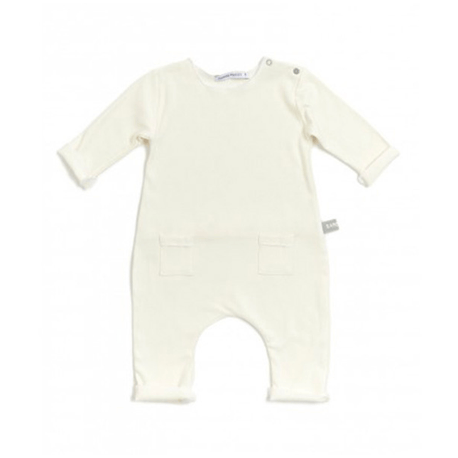 Bamboom Baby Jumpsuit Creme koop je bij Babywinkel