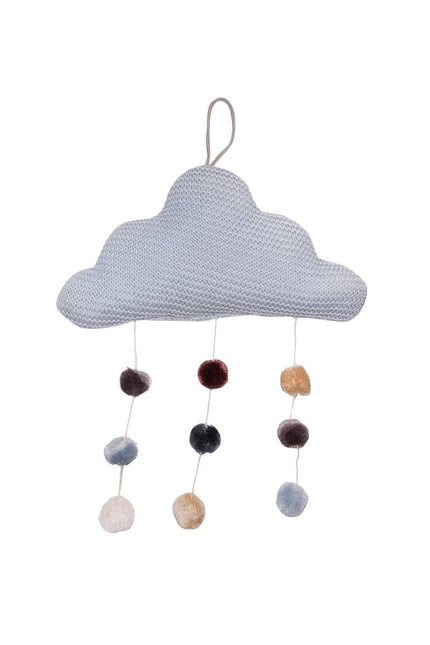 Bamboom Hangspeeltje Wolkje Pompoen Licht Blauw - Bamboom - Babywinkel - 8054117832780