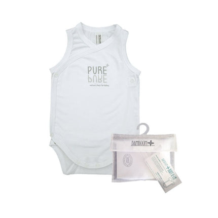 Bamboom Romper Overslag Wit - Bamboom - Babywinkel - 8056732331341