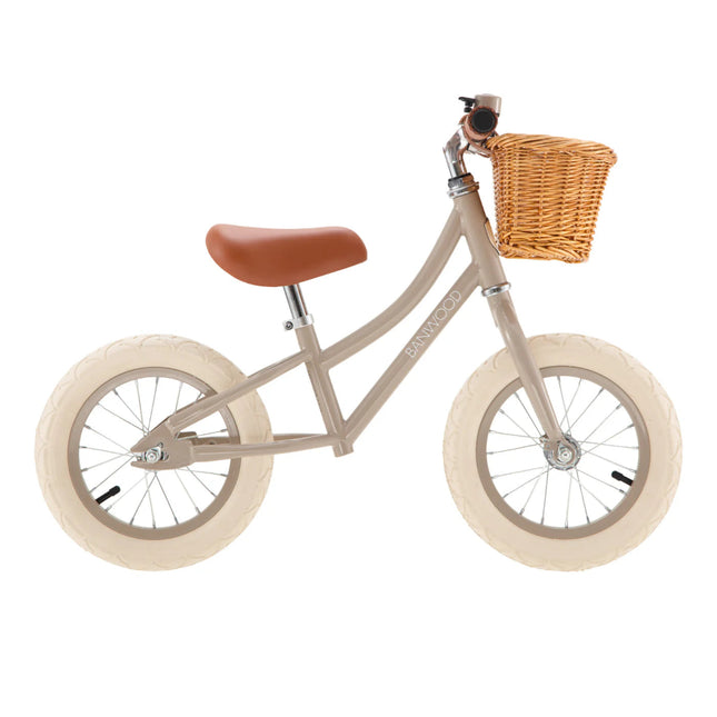 Banwood Loopfiets First Go Beige koop je bij Babywinkel