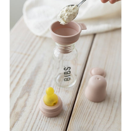 BIBS Babyfles Glas 110ml Ivory - BIBS - Babywinkel - 5713795220885