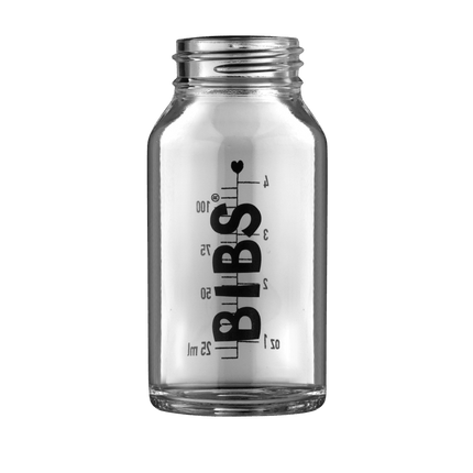 BIBS Babyfles Glas 110ml Ivory - BIBS - Babywinkel - 5713795220885