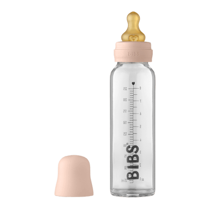 BIBS Babyfles Glas 225ml Blush - BIBS - Babywinkel - 5713795220922