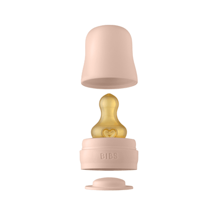 BIBS Babyfles Glas 225ml Blush - BIBS - Babywinkel - 5713795220922