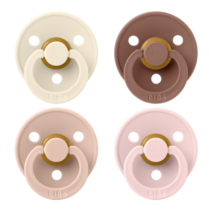 <tc>BIBS</tc> <tc>Schnuller</tc> Größe 1 Farbe Ivory/Blush/Woodchuck/Blossom 4St