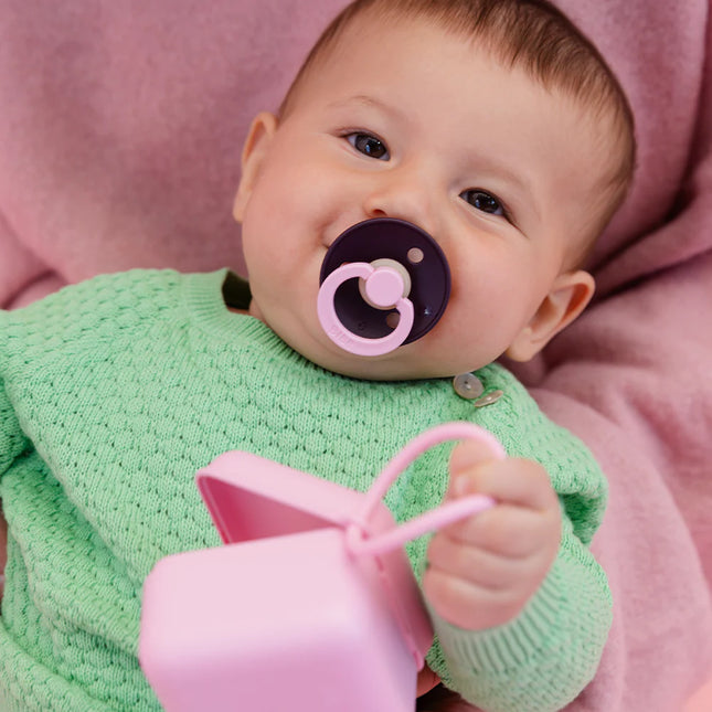 <tc>BIBS</tc> Nuckelschnuller Studio Fusion 2er-Pack Dusky lilac/Plum <tc>Schnuller</tc>Größe 1