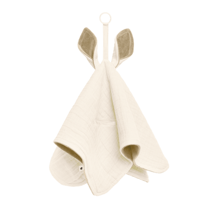 BIBS Hydrofielen Doek Kangaroo Ivory/Vanilla 40x40cm - BIBS - Babywinkel - 5713795231256